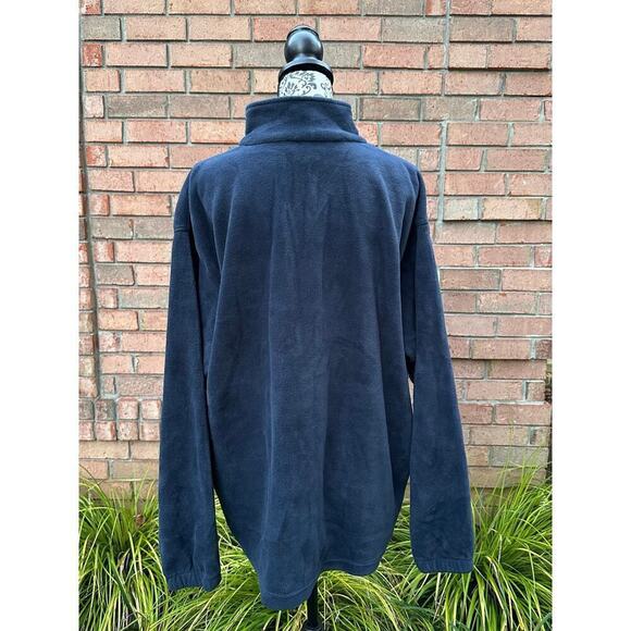 GUC Columbia Men's or Unisex Blue 1/4 Zip Pullover Fleece Jacket/Top XL - Picture 3 of 6